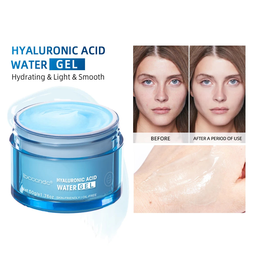 Gel-creme hidratante facial com ácido hialurônico Hydro Boost para hidratar e suavizar a pele.