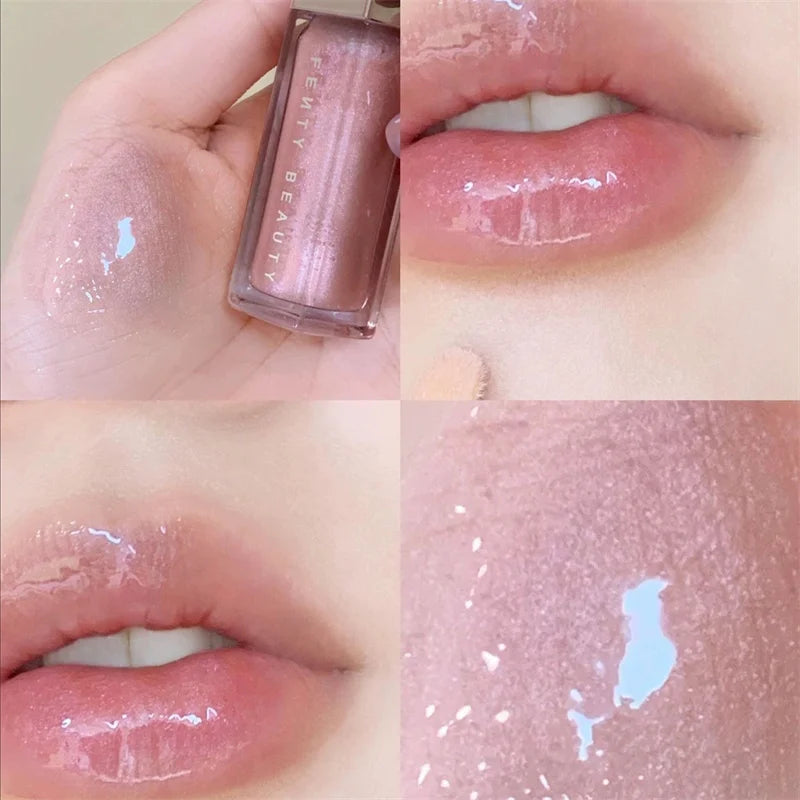 Batom FENTY BEAUTY Lip Balm de longa duração com glitter e brilho, hidratante e que dá volume aos lábios.