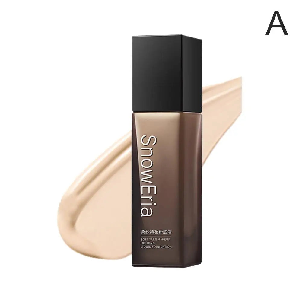 Base líquida LOOKAVE - Boa duração, alta cobertura, pele suave e natural, fácil manipulção, resistente a água