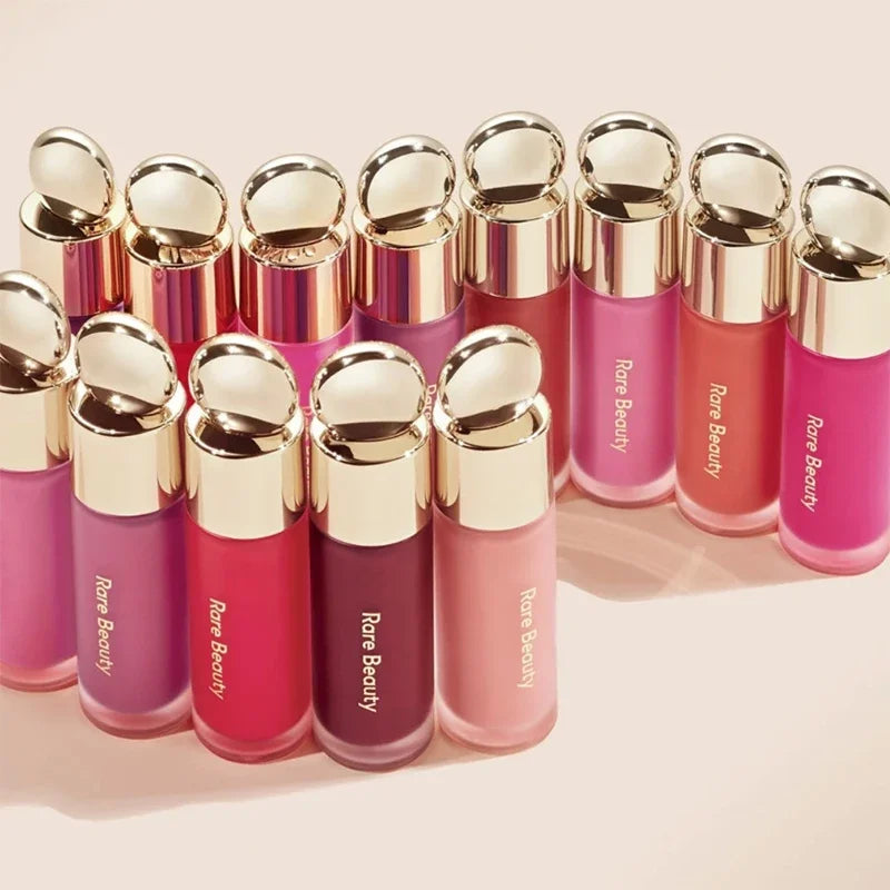 Blush Líquido Rare Beauty, Batom, Blush para Olhos, Blush para Bochechas, À Prova D'Água, Hidratante, Contorno Facial, Sombra, Gloss Labial Líquido, Maquiagem para Volume
