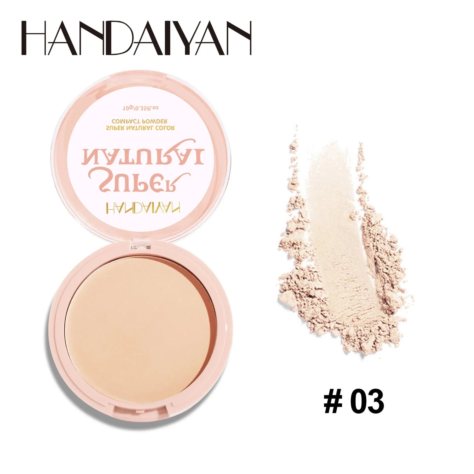 Pó compacto facial matte com controle de oleosidade por 24 horas e acabamento natural.