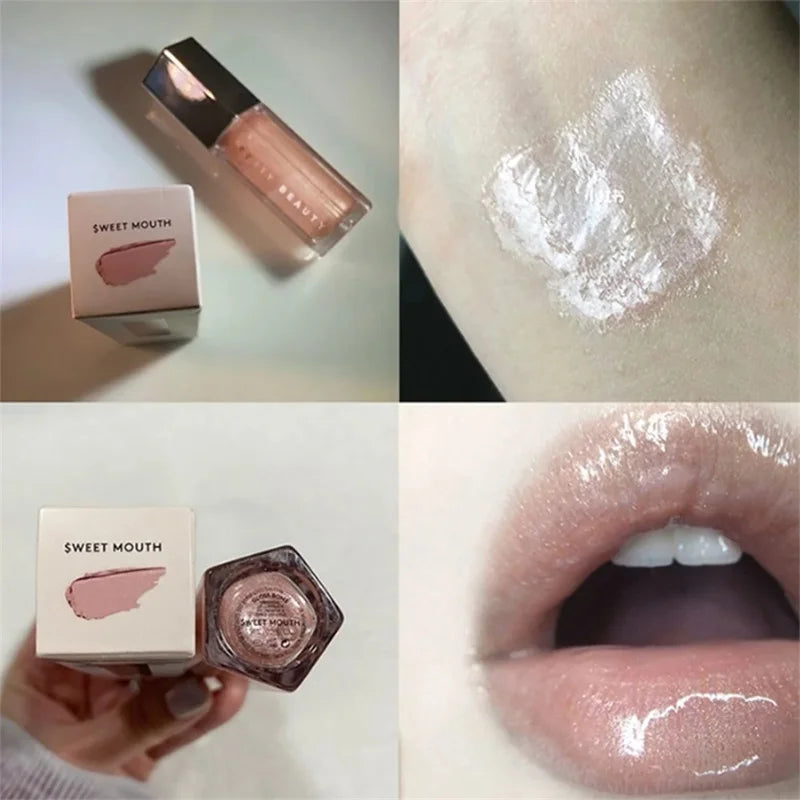 Batom FENTY BEAUTY Lip Balm de longa duração com glitter e brilho, hidratante e que dá volume aos lábios.