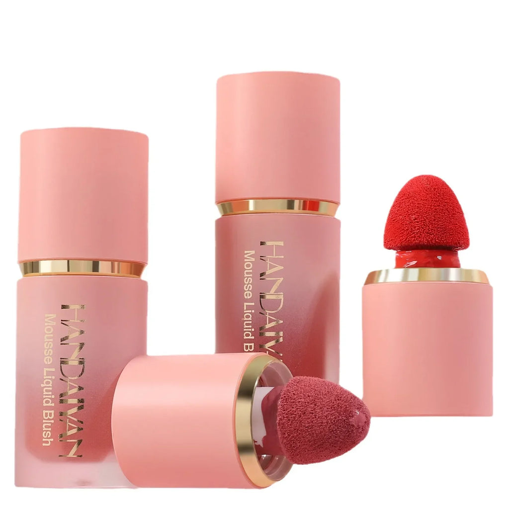 Blush Líquido em Bastão, À Prova D'Água, Multiuso, para o Rosto, Nutritivo e Suave - 6 Cores - Maquiagem Coreana Feminina