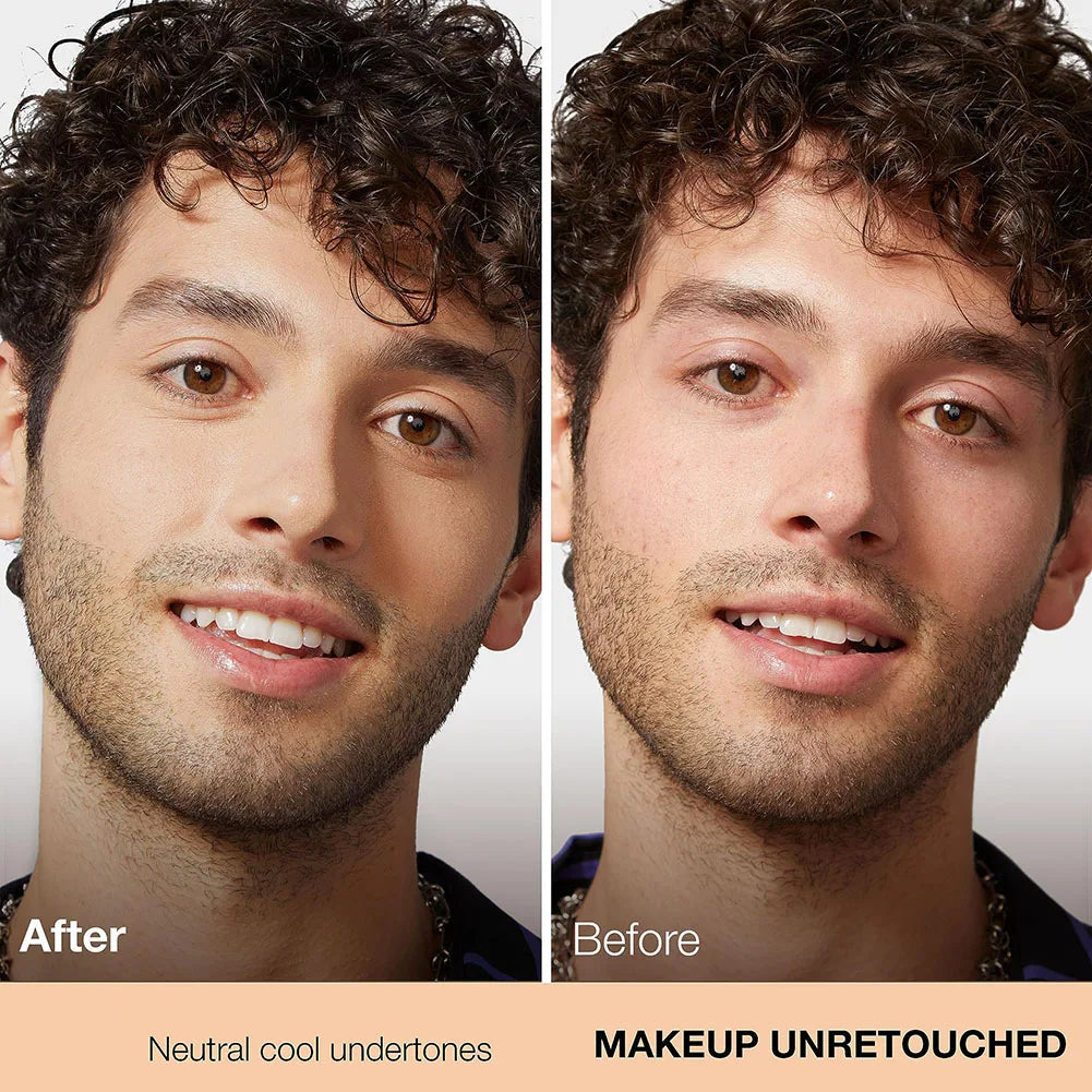 Base líquida LOOKAVE - Boa duração, alta cobertura, pele suave e natural, fácil manipulção, resistente a água