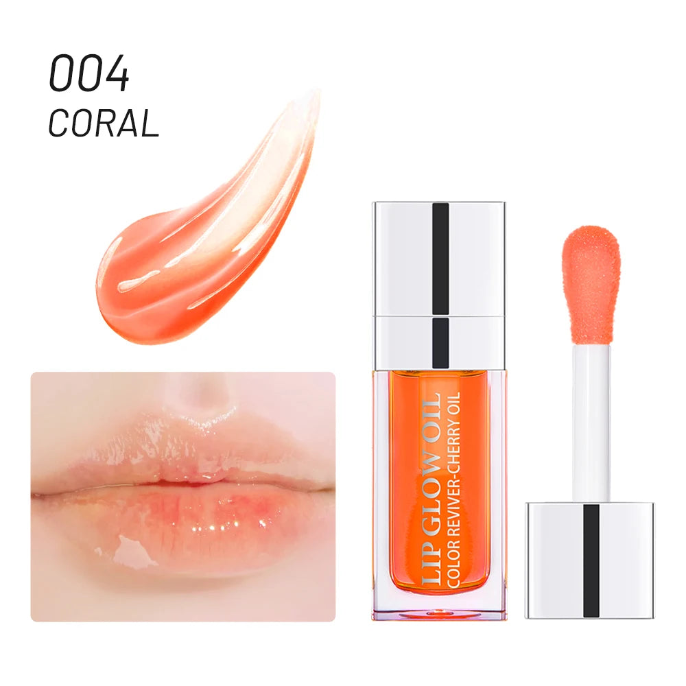 Bálsamo Labial Hidratante Original, Óleo Labial, Brilho Labial, Cuidado com os Lábios, Benefícios para Lábios Volumosos e Esfoliantes