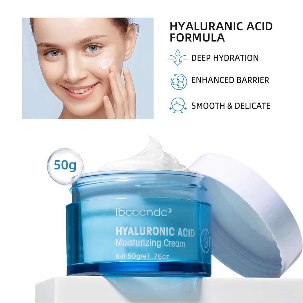 Gel-creme hidratante facial com ácido hialurônico Hydro Boost para hidratar e suavizar a pele.