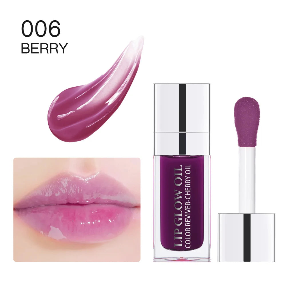 Bálsamo Labial Hidratante Original, Óleo Labial, Brilho Labial, Cuidado com os Lábios, Benefícios para Lábios Volumosos e Esfoliantes
