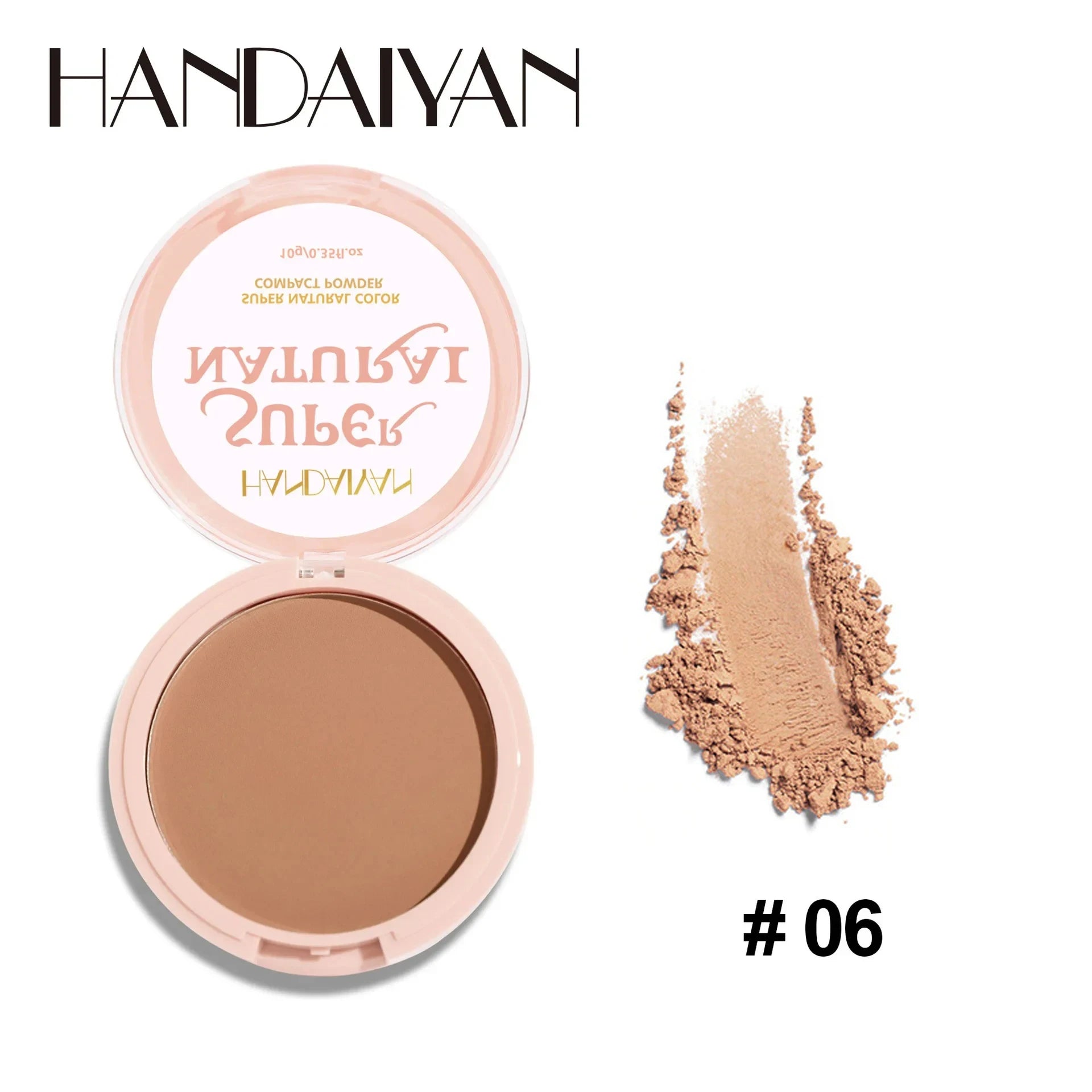 Pó compacto facial matte com controle de oleosidade por 24 horas e acabamento natural.