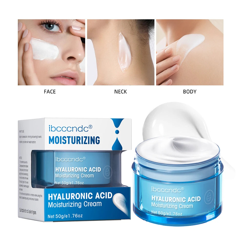 Gel-creme hidratante facial com ácido hialurônico Hydro Boost para hidratar e suavizar a pele.