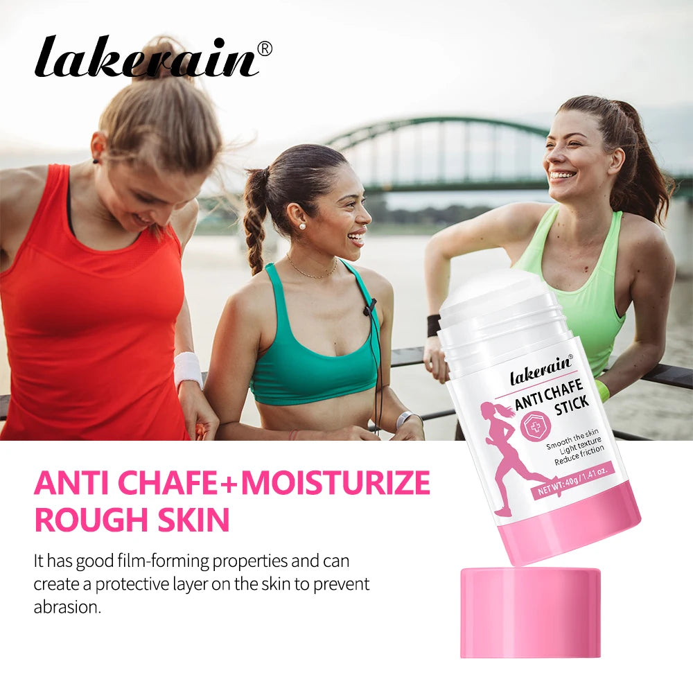Bastão antiatrito para coxas, creme antiassaduras para corrida, bastão antiassaduras à prova de suor, proteção para a pele do calcanhar, antebraço e coxa.