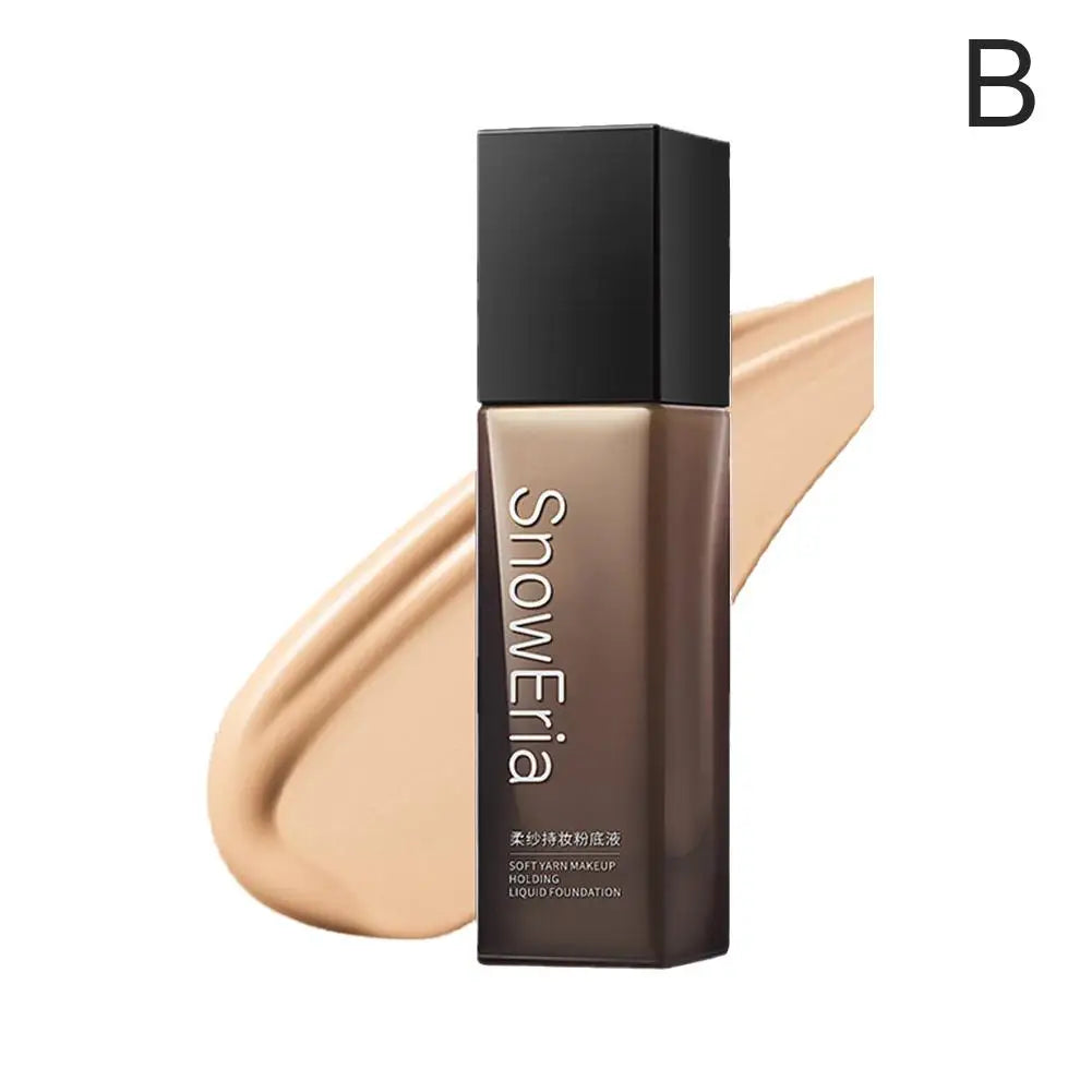 Base líquida LOOKAVE - Boa duração, alta cobertura, pele suave e natural, fácil manipulção, resistente a água