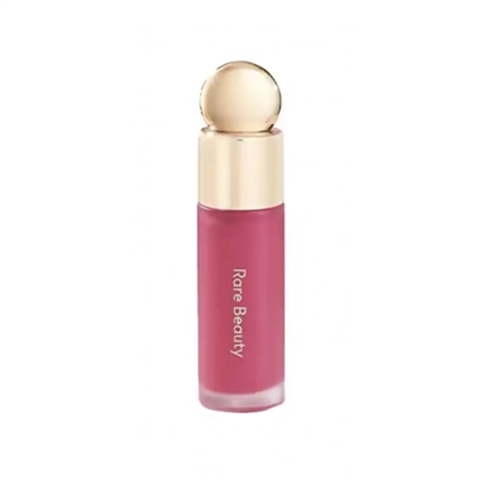Blush Líquido Selena da Rare Beauty: Naturalmente radiante, de longa duração, com acabamento luminoso e textura leve, ideal para todos os tipos de pele.
