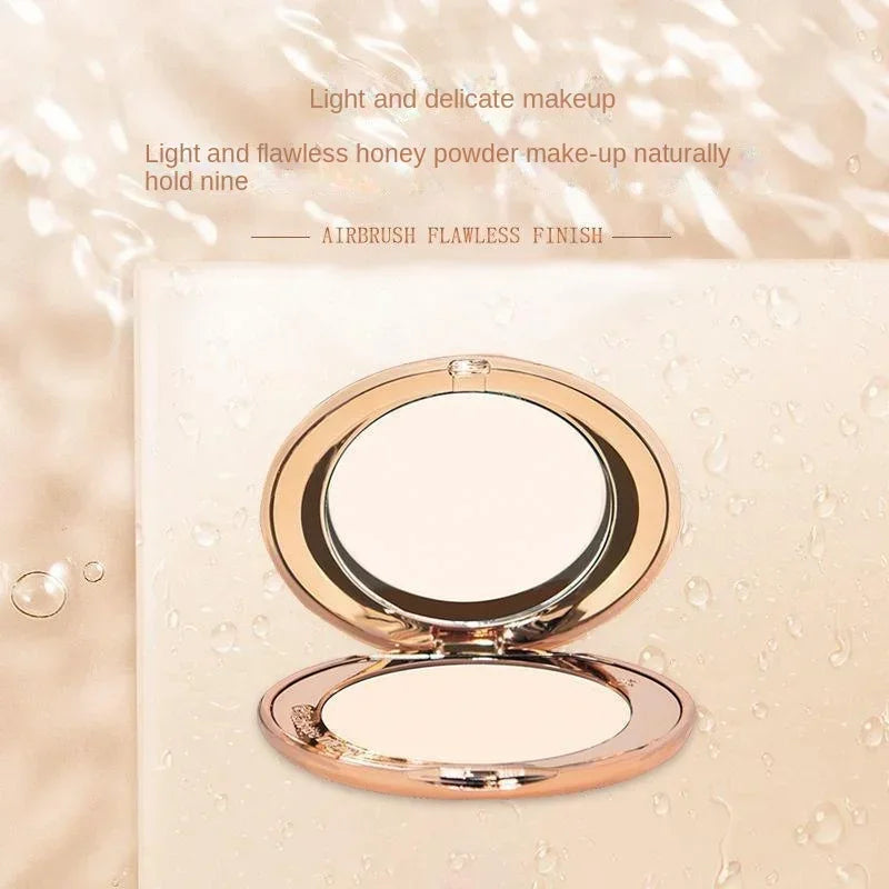 Amostra de Mini Pó Fixador de Pó, Base à Prova d'Água de Longa Duração com Controle de Oleosidade, Ilumina o Tom da Pele, Mini Pó para Maquiagem