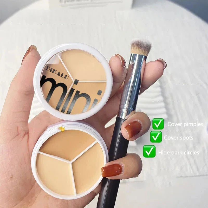 Corretivo Dikalu Mini - Resistente a água e ao suor, acabamento natural, ótima cobertura para acne e manchas